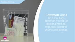 Watch a short video on Bags for Testing Kits and Samples