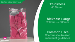 Watch a short video on Biodegradable Safety Perforated Bags
