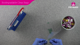 How to use Clear Biodegradable Bags