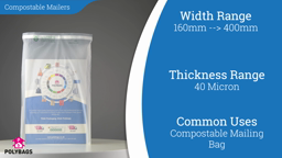 Watch a short video on Compostable Mailing Bags