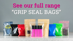Watch a short video about our Grip & Zip Seal polythene bags