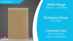 Watch a short video about our Featherpost 'Jiffy Style' Padded Mailers