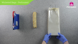 How to use perforated wicketed bags
