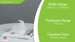 Watch a short video about our Classic Range Produce and Food Bags