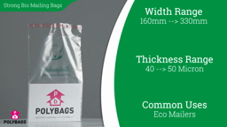 Watch a short video about our Biodegradable Mailing Bags