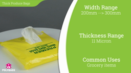 Watch a short video about our Premier Range Produce and Food Bags